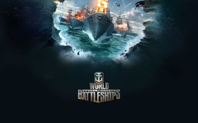 логотип, World of Battleships, Мир боевых кораблей