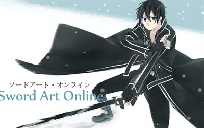 Кирито, sword art online, kirigaya kazuto, kirito