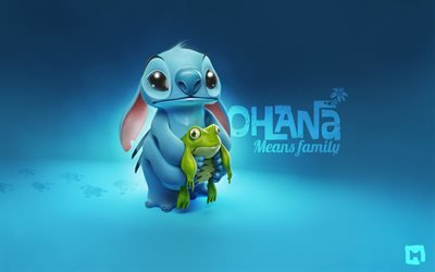 Лило и Стич, Lilo Stitch, ohana means family
