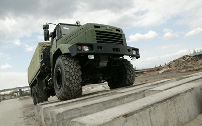 КрАЗ 6443, военный грузовик, КРАЗ