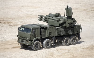 военная техника, Панцирь-С1, зенитный ракетно-пушечный комплекс, Камаз, SA-22