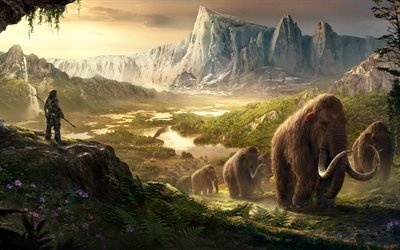 Far Cry, мамонты, игра, Takkar Mammoths