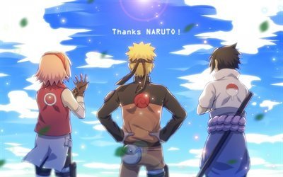 Наруто, naruto, art, team 7