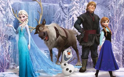 Холодное сердце, Frozen, 2014, Эльза, Elsa, персонажи