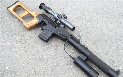 ВСС Винторез, Vss rifle, снайперская винтовка, тактический фонарь