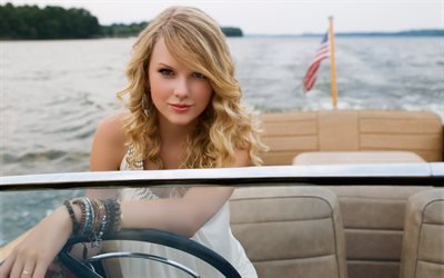 Тейлор Свифт, Taylor Swift, девушка на катере