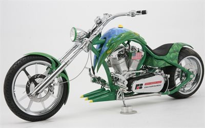 чоппер, уникальный мотоцикл, American Chopper, Iowa Farm Bureau