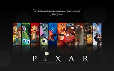 Технология вдохновляет искусство, Джон Лассетер, Pixar, Animation, мультфильмы, компьютерная анимация