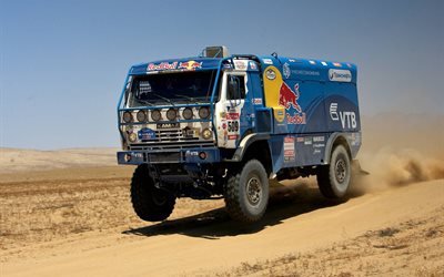 машина КАМАЗ Грузовик Rally Dakar Скорость Мощь