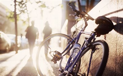 велосипед, лучи солнца, Bicycle