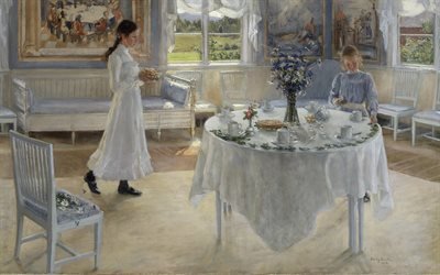Фанни Брейт, Fanny Brate, шведская художница, 1902, A Day of Celebration