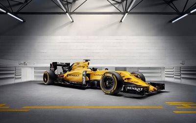 Формула 1, Рено, болид, Renault RS16, F1, 2016