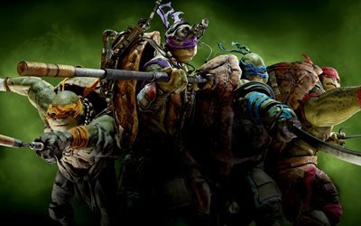 Teenage Mutant Ninja Turtles, Черепашки Ниндзя, Michelangelo, Микеланджело, Donatello, Донателло, Leonardo, Леонардо, Raphael, Рафаэль