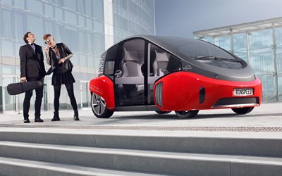 Ринспид, электромобиль, беспилотник, концепт, 2017, Rinspeed, Rinspeed Oasis, concept, self-driving electric vehicle