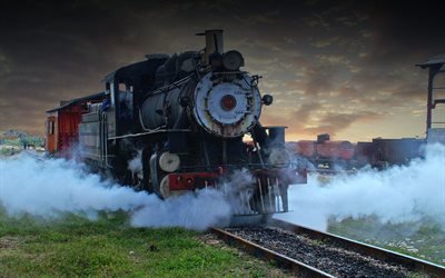 старый паровоз, железная дорога, фото старые поездов, поезд, старий паротяг, залізниця, фото старих поїздів, поїзд