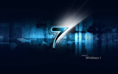 Windows 7, обои для Windows 7, логотип