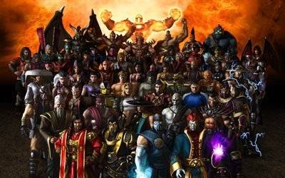 Mortal Kombat, персонажи, мортал комбат