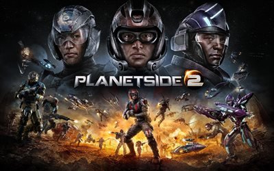 PlanetSide 2, постер, MMOFPS