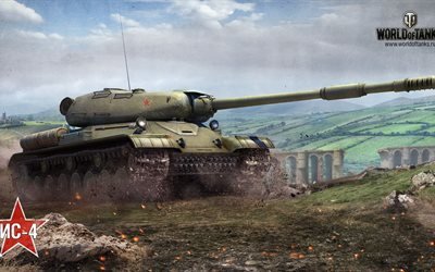 танк, world of tanks, Мир танков, ИС-4, Советский тяжёлый танк, Радянський важкий танк