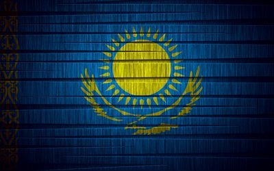 Казахстан, флаг, флаги Мира