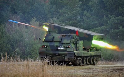 Ракетно - артилерийская система залпового огня, Нижняя Саксония, Германия, German, Mars 2, Military vehicle