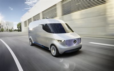 Мерседес-Бенц, электрический фургон, концепт, Mercedes-Benz, Vision Van, 2016