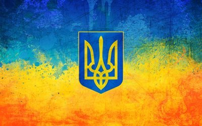 Флаг Украины, Украина, флаг с гербом, Герб Украины, Прапор України, Україна, прапор з гербом, Герб України