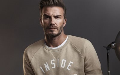 Дэвид Бекхэм, David Beckham, британский футболист, фотосессия для осенне-зимней кампании H&M