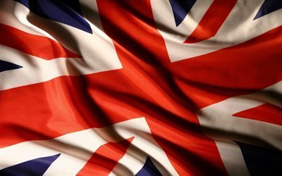 Британский флаг, ткань, флаги, полотно, флаг Британии
