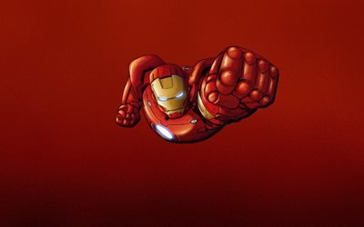 Железный человек, Iron Man, минимализм