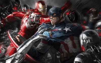 Железный человек, Iron Man, Captain America, Avengers, Age of Ultron, 2015, Мстители 2, Ultron