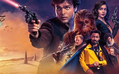 Хан Соло Звёздные Войны : Истории, Solo : A Star Wars Story, 2018, фантастика, приключения