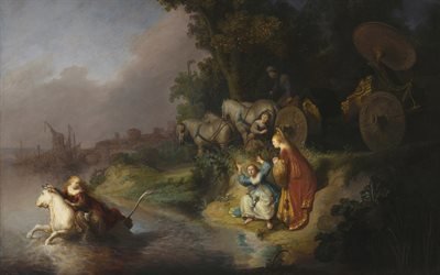 Похищение Европы, 1632, Рембрандт Харменс ван Рейн, Rembrandt Harmenzoon van Rijn, голландский художник