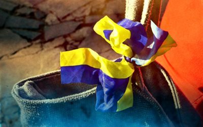 прапор України, українська стрічка, стрічка, символи України, флаг Украины, украинская ленточка, лента, символы Украины