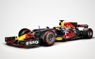 Формула 1, гоночный болид, Red Bull RB13, Formula 1, Ред Булл