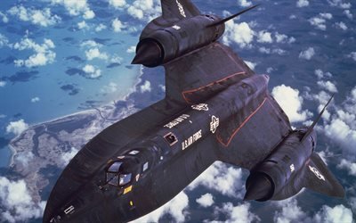 ВВС США, Lockheed SR-71 Blackbird, сверхзвуковой разведчик, военный самолет, США