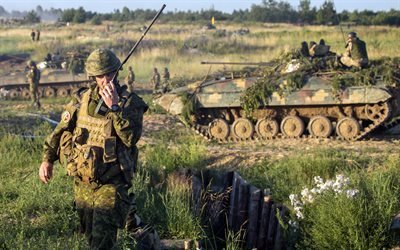 БМП-2, Украина, учения 2016, канадские военные, солдаты