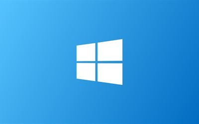 Виндоус 8, windows 8, эмблема, логотип, голубой фон