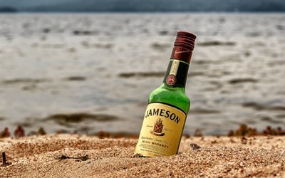 Море, Пляж, Jameson, Джеймсон, ирландский виски