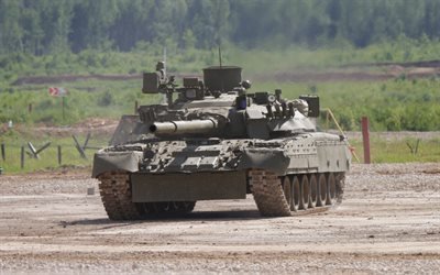 танк, Т-80, полигон