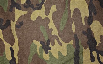 камуфляж, листья, военная ткань