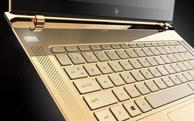 Хьюлетт-Паккард, ультратонкий ноутбук, ограниченная золотая серия, Hewlett-Packard, HP Spectre 13