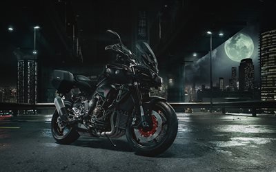 черный мотоциклы, Yamaha MT-10, 2017, Ямаха МТ-10
