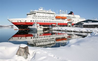 Финнмаркен, Finnmarken, круизный лайнер, Норвегия